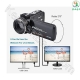 دوربین فیلم برداری FHD 1080P 24.0MP 30FPS 18X-VGA