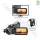 دوربین فیلم برداری FHD 1080P 24.0MP 30FPS 18X-VGA
